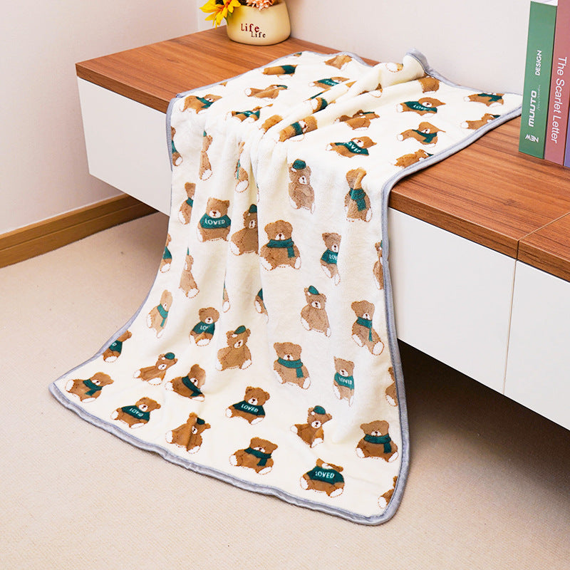 HKM-8455997 Warm Pet Blanket for Dogs and Cats - Soft and Comfortable Sleep Pad and Bed Cover
