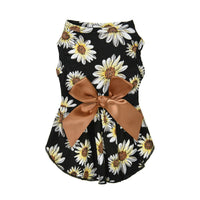 HKM-8456765 Charming Princess Summer Dress for Pets in Various Floral and Polka Dot Designs