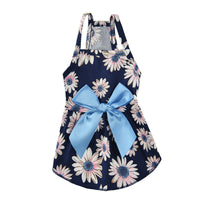 HKM-8456765 Charming Princess Summer Dress for Pets in Various Floral and Polka Dot Designs