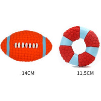 HKM-8457789 Latex Interactive Molar Toy - 14.5cm & 11.5cm Diameter Options