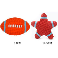 HKM-8457789 Latex Interactive Molar Toy - 14.5cm & 11.5cm Diameter Options