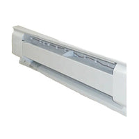 HKM-845779 Electric Convector Baseboard Heater with Adjustable Thermostat and Overheat Protection, 1500W, White