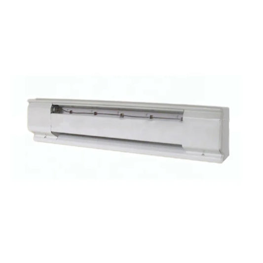 HKM-845779 Electric Convector Baseboard Heater with Adjustable Thermostat and Overheat Protection, 1500W, White
