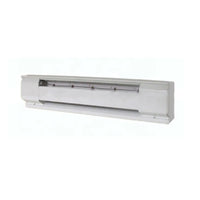 HKM-845779 Electric Convector Baseboard Heater with Adjustable Thermostat and Overheat Protection, 1500W, White