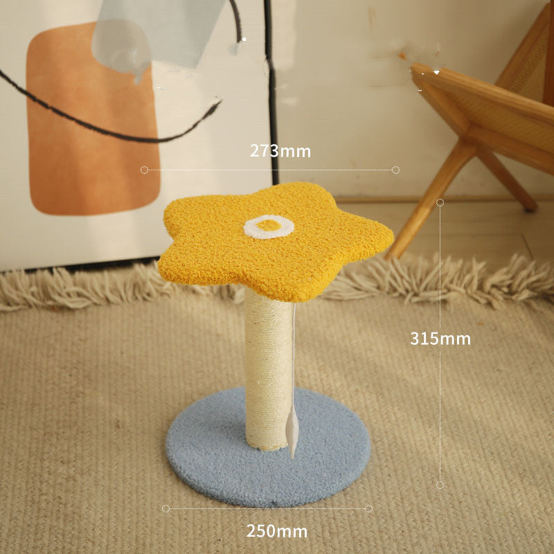 HKM-8458429 Sturdy Cat Climbing Frame with Sisal Scratching Board for Cats
