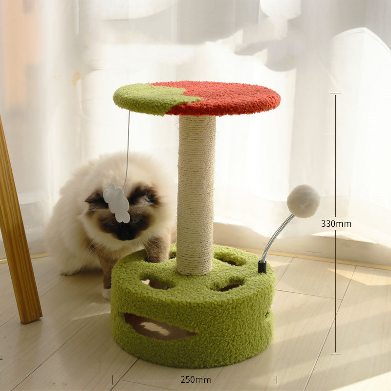 HKM-8458429 Sturdy Cat Climbing Frame with Sisal Scratching Board for Cats