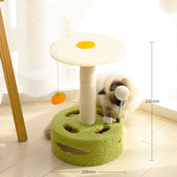 HKM-8458429 Sturdy Cat Climbing Frame with Sisal Scratching Board for Cats