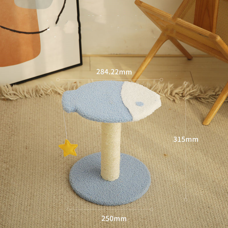 HKM-8458429 Sturdy Cat Climbing Frame with Sisal Scratching Board for Cats