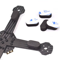 HKM-845843 M3 Cotton Tripod Sponge Pad Foot Post for Compatible Apple Devices - Black Sponge, Lightweight Design