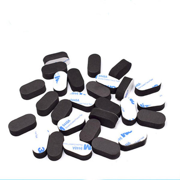 HKM-845843 M3 Cotton Tripod Sponge Pad Foot Post for Compatible Apple Devices - Black Sponge, Lightweight Design