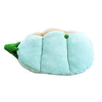 HKM-8459197 Warm Semi-Enclosed Cat Litter Bed with Soft Flannel and Lamb Wool, Ideal for Cats up to 15 kg
