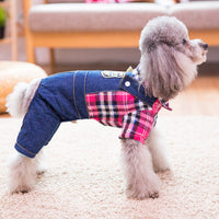 HKM-8459581 Cotton Padded Leisure Wear for Pets with Fun Paw Print Design