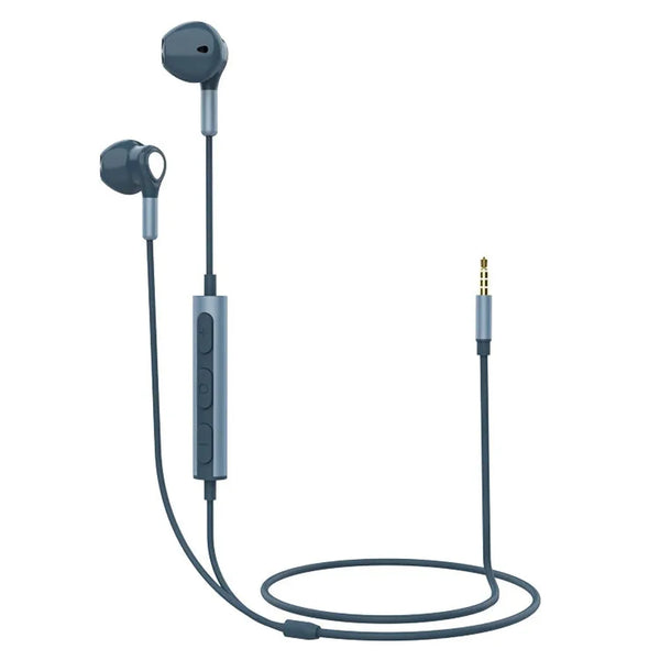 HKM-846163 In-Ear Wired Earbuds with Microphone for iPhone - Ideal for Gaming and Sports