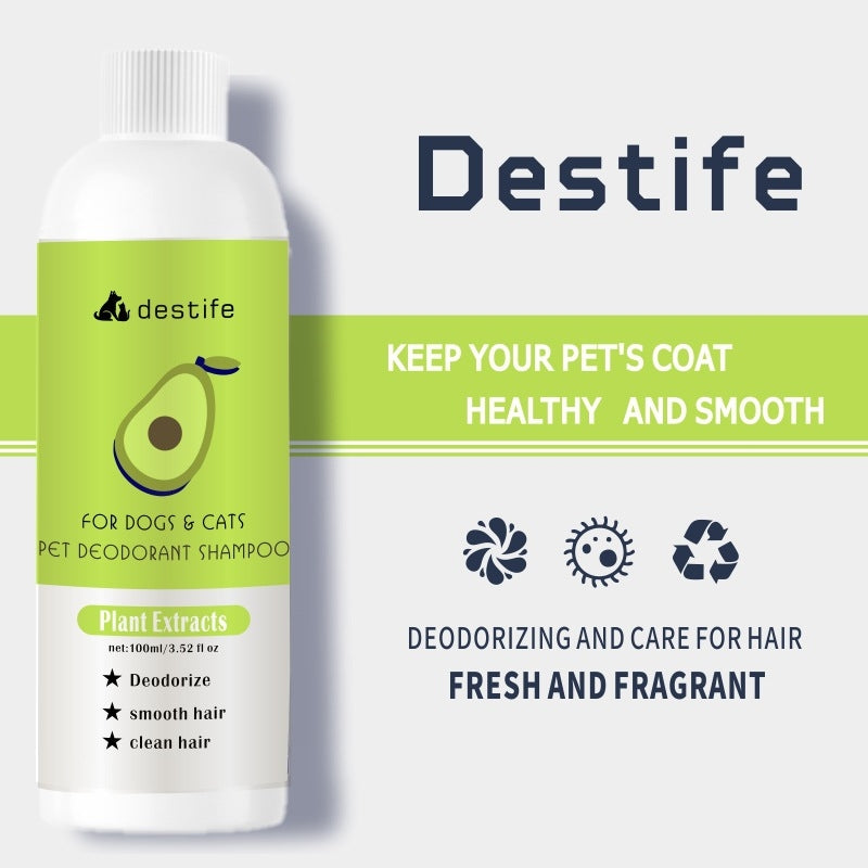 HKM-8462781 Pet Shampoo and Conditioner for Freshness and Deodorization - 100ML