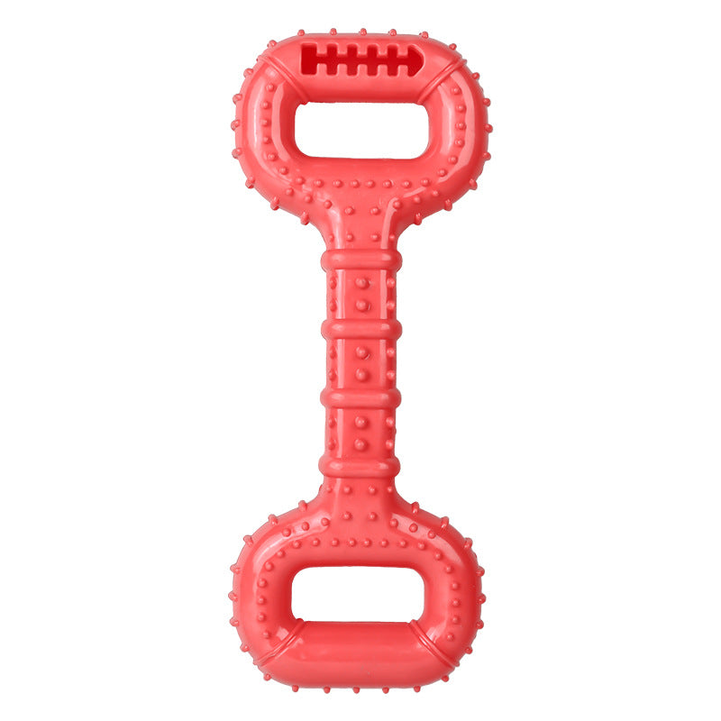 HKM-8463549 Durable Interactive Dog Bone Chew Toy for Aggressive Chewers with Pull Band