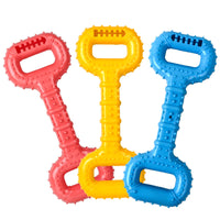 HKM-8463549 Durable Interactive Dog Bone Chew Toy for Aggressive Chewers with Pull Band