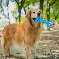 HKM-8463549 Durable Interactive Dog Bone Chew Toy for Aggressive Chewers with Pull Band
