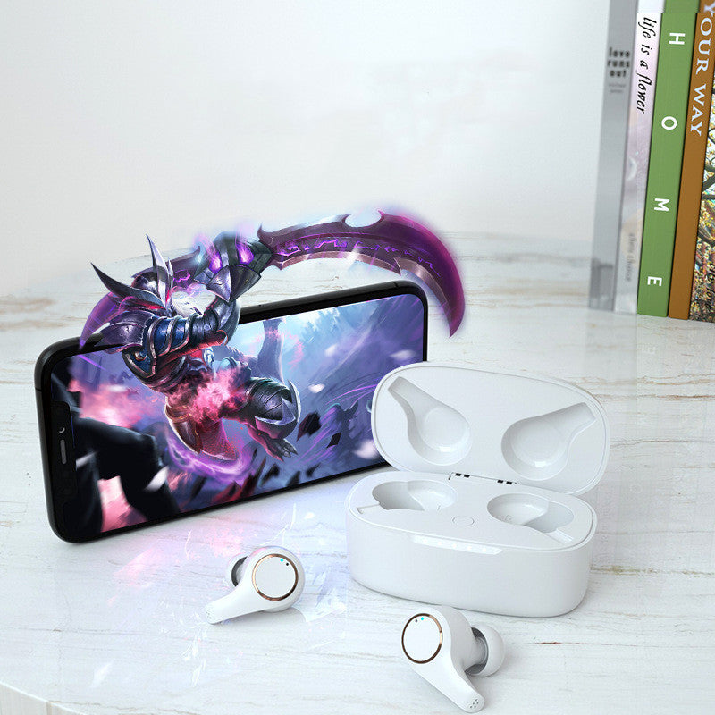 HKM-846355 ANC Active Noise Reduction Bluetooth Earplugs with Multipoint Connection and Voice Control