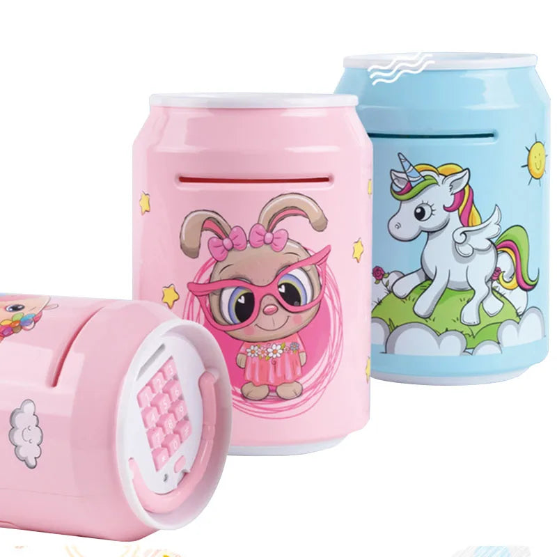 HKM-846419 Electronic Money Safe Box for Kids with Light and Music Features - ATM Style Cash Deposit Toy