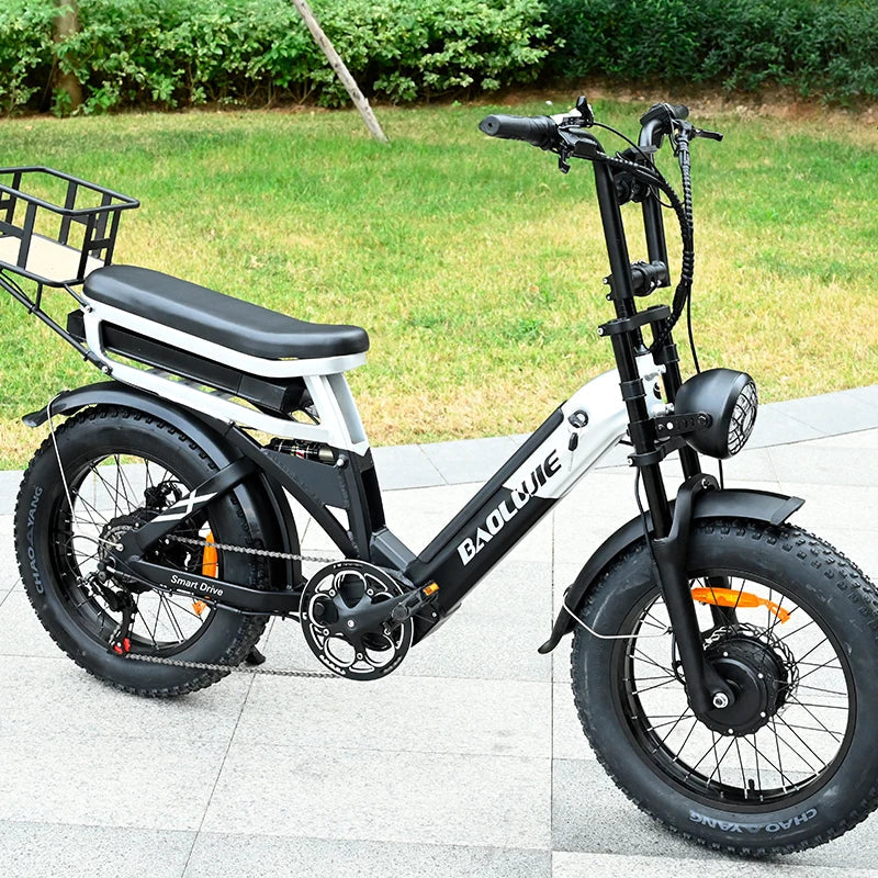 HKM-846483 48V 30AH Lithium Battery Electric City Bike with 2000W Central Motor and Disc Brakes