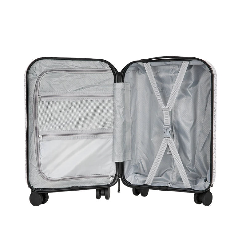 HKM-846547 Travel Suitcase with Laptop Compartment – 20 Inch and 24 Inch Luggage with Wheels