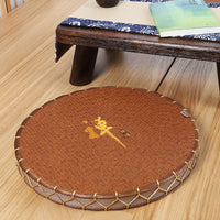 HKM-846547 Zabuton Meditation Chair with Memory Foam Cushion - Japanese Floor Seat Tatami Mat