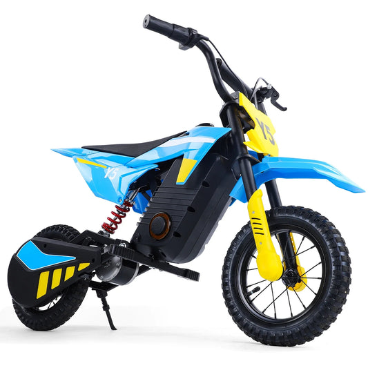 HKM-846739 Electric Off-Road Motorcycle for Kids, 250W, 24V Mini E-Motorbike, Max Speed 23km/h, Steel and ABS, Various Colors