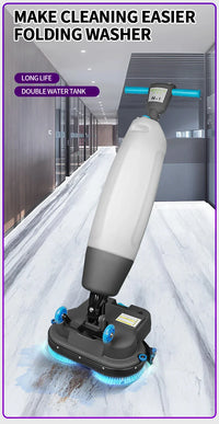 HKM-846739 Lithium Battery Mini Upright Floor Scrubber Dryer with Brushless Motors