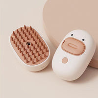HKM-8468157 3-in-1 Silicone Steam Brush for Cats and Dogs - Grooming, Cleaning, and Massage Tool
