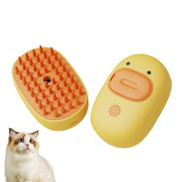 HKM-8468157 3-in-1 Silicone Steam Brush for Cats and Dogs - Grooming, Cleaning, and Massage Tool