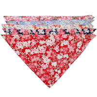 HKM-8468285 Cotton Triangle Scarf for Pets - Dog and Wind-Resistant Design, 63x43x43 cm