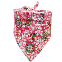 HKM-8468285 Cotton Triangle Scarf for Pets - Dog and Wind-Resistant Design, 63x43x43 cm