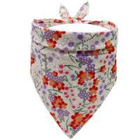 HKM-8468285 Cotton Triangle Scarf for Pets - Dog and Wind-Resistant Design, 63x43x43 cm