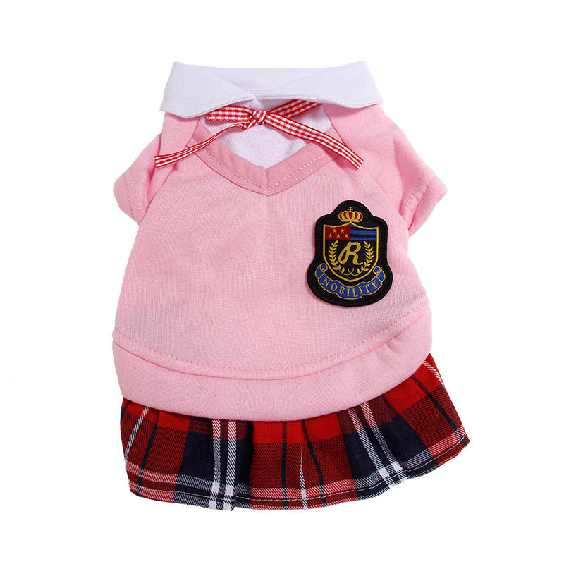 HKM-8469053 Couple's Polyester Skirt for Pets - Universal Fit, European and American Style