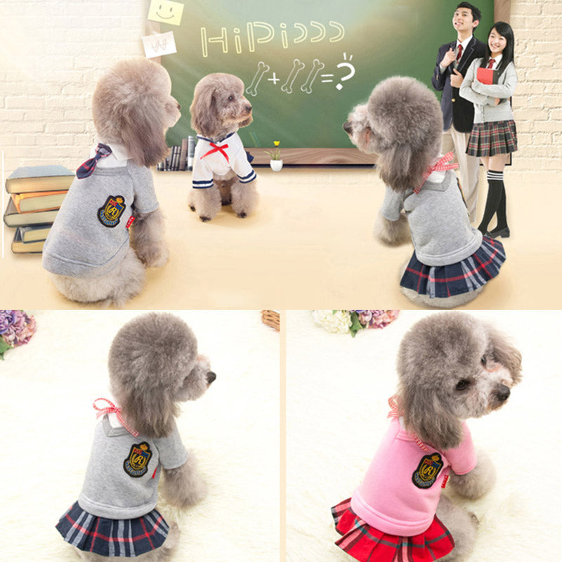 HKM-8469053 Couple's Polyester Skirt for Pets - Universal Fit, European and American Style