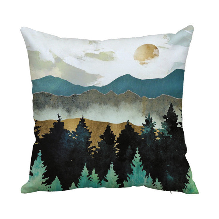 HKM-846995 Flax Linen Cushion Cover Pillow Case - 45x45cm