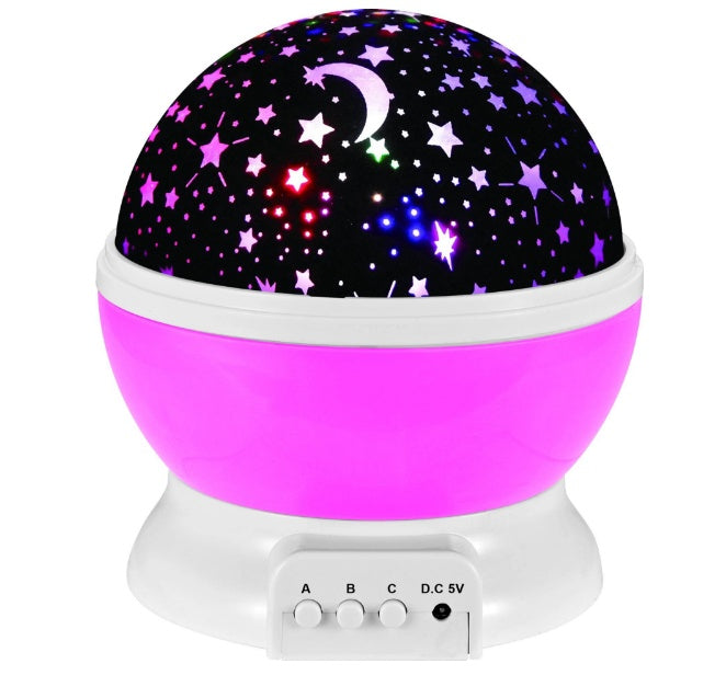 HKM-846995 Starry Sky Projector Lamp with 12 Constellations – Multi-Color LED Night Light for Romantic Atmosphere