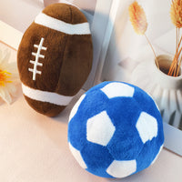 HKM-8470333 Interactive Plush Football and Rugby Dog Training Toy