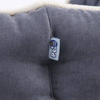 HKM-8470717 Memory Foam Pet Sofa Cushion - Comfortable, Tear-Resistant Nest in Blue, Pink, Grey (S & L Sizes)