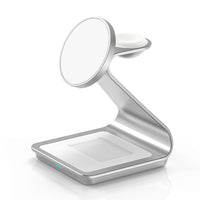 HKM-847187 Three-in-One Wireless Charger for Fast Charging in Car with Soft Light Function