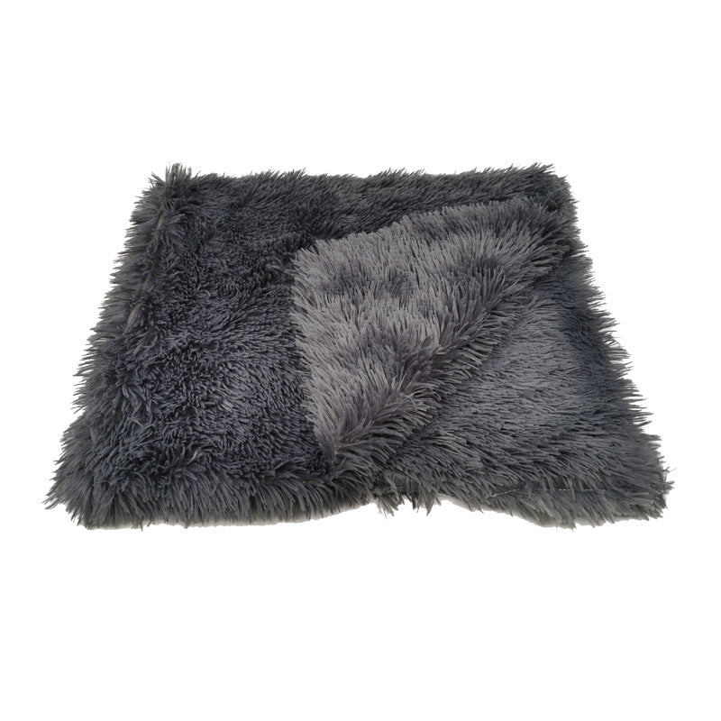 HKM-8472509 Warm Plush Dog and Cat Blanket - Cozy Pet Mat Available in Multiple Sizes