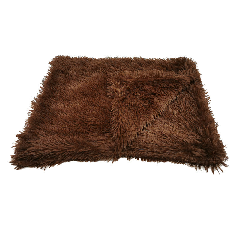 HKM-8472509 Warm Plush Dog and Cat Blanket - Cozy Pet Mat Available in Multiple Sizes