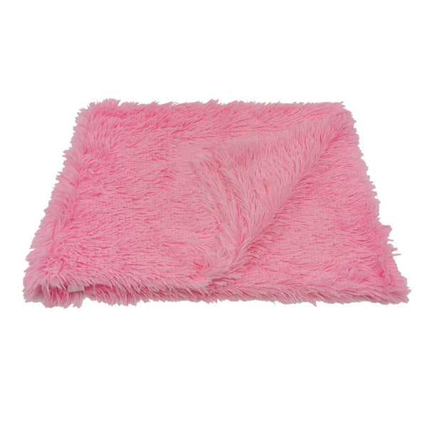 HKM-8472509 Warm Plush Dog and Cat Blanket - Cozy Pet Mat Available in Multiple Sizes