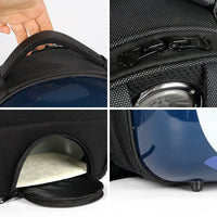 HKM-8472893 Intelligent Temperature Control Double Shoulder Transparent Cat Carrier Backpack