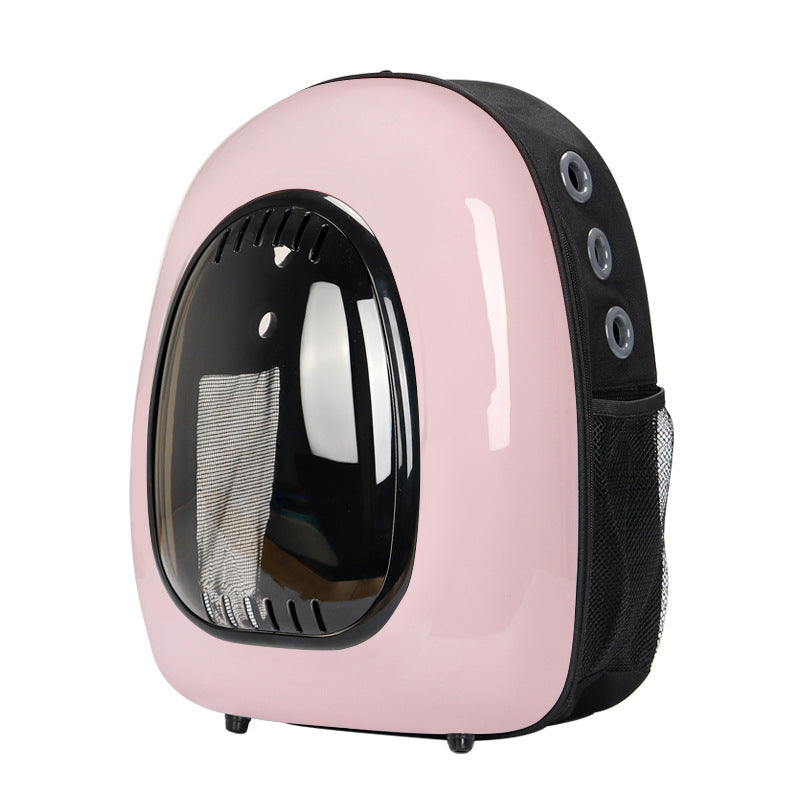 HKM-8472893 Intelligent Temperature Control Double Shoulder Transparent Cat Carrier Backpack