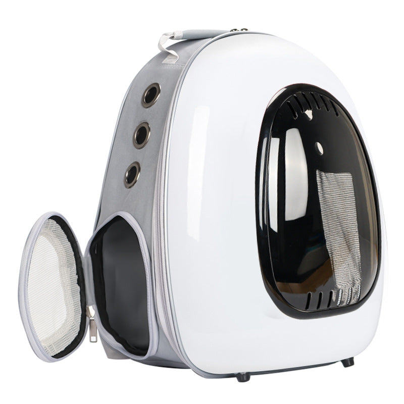HKM-8472893 Intelligent Temperature Control Double Shoulder Transparent Cat Carrier Backpack