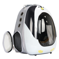 HKM-8472893 Intelligent Temperature Control Double Shoulder Transparent Cat Carrier Backpack