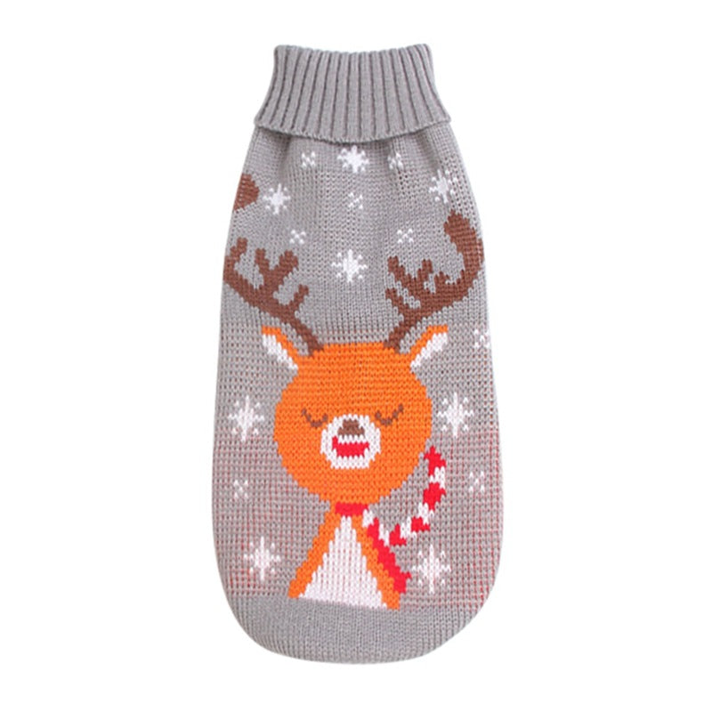 HKM-8476093 Christmas Turtleneck Knitting Sweater for Dogs in Various Designs and Sizes