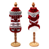 HKM-8476093 Christmas Turtleneck Knitting Sweater for Dogs in Various Designs and Sizes