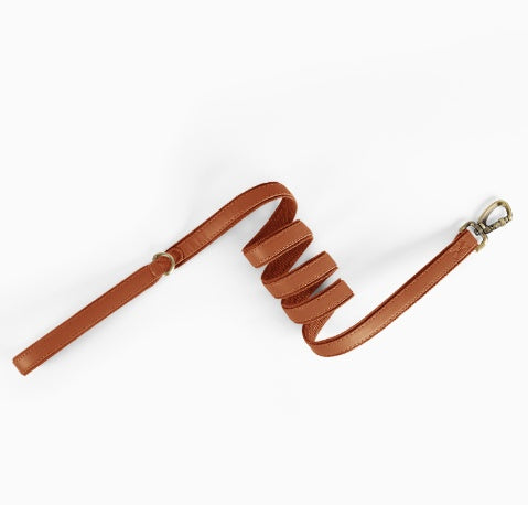 HKM-8476221 Durable Leather Pet Leash with Comfortable Grip for Training and Walking